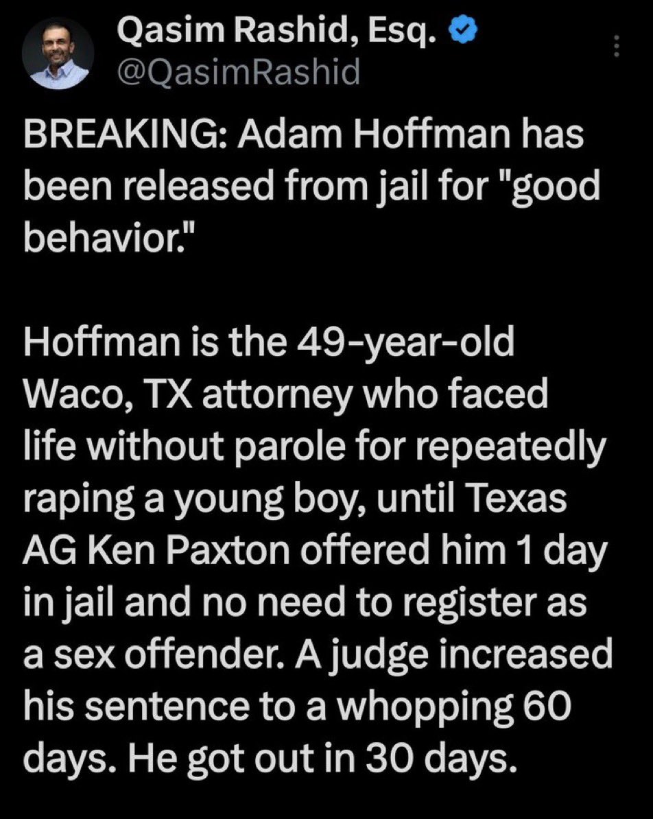 McElroyMarra's tweet photo. @Acyn @RockyResistor Fuck Ken Paxton. Texas should be ashamed. https://t.co/V0DWi4cnb1