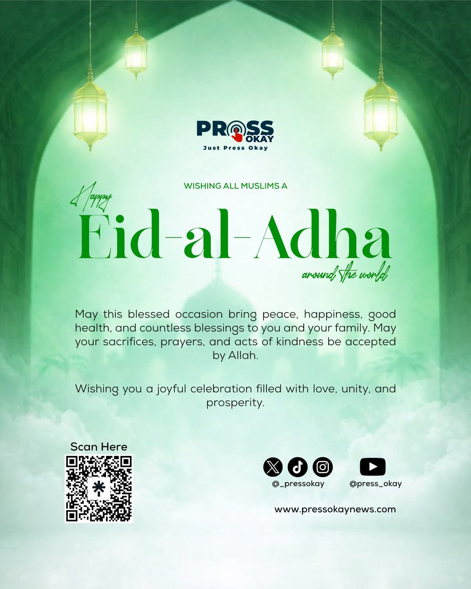 _pressokay's tweet photo. Happy Eid to all Muslims. https://t.co/AZ9EmxZ8Wc