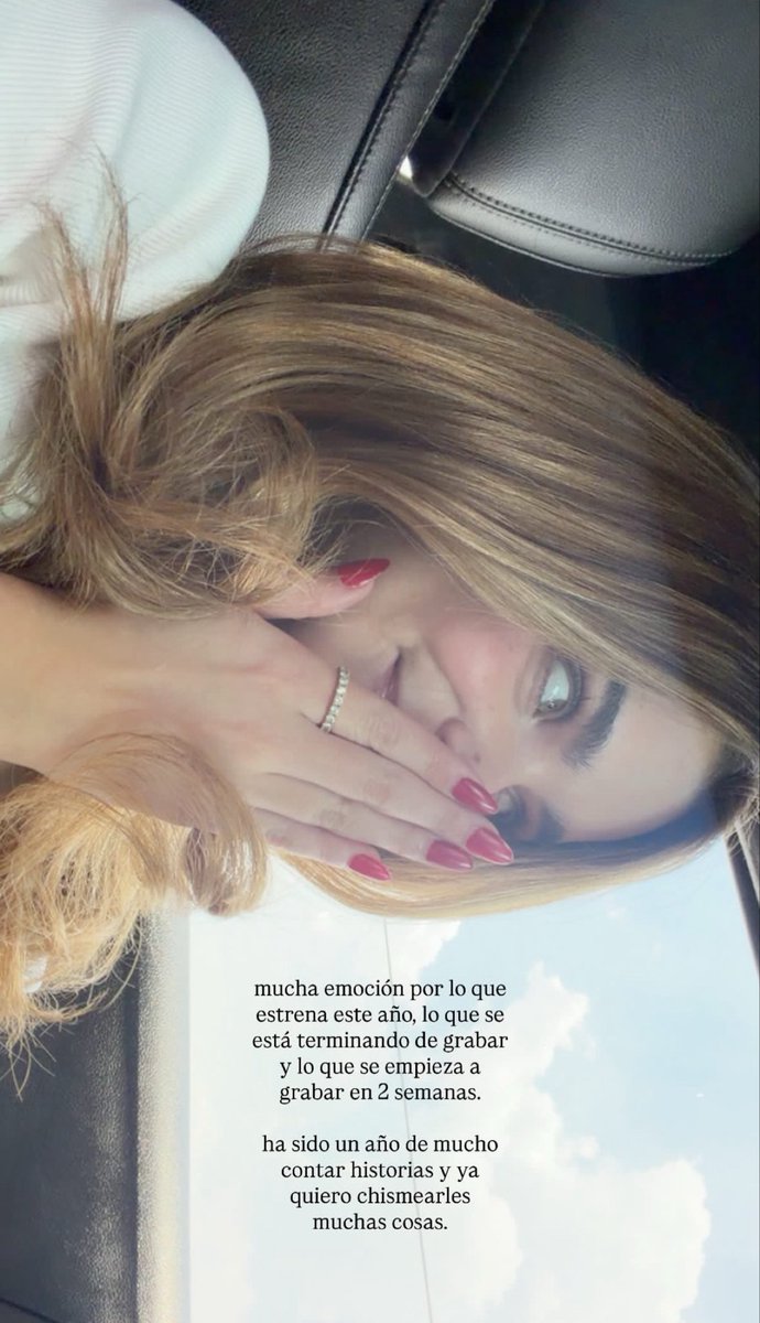 macagarcianews's tweet photo. Nuevos proyectos y agradecimiento por el amor a Alba🤍

📲 — Maca vía IG stories https://t.co/sOAA2IuBoJ