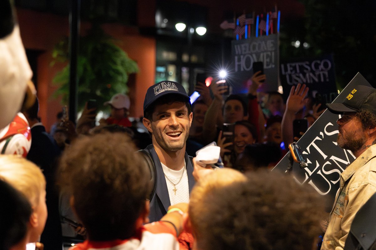 USMNT's tweet photo. Home Soil Hospitality. 🫶 https://t.co/gIKs79gkdC