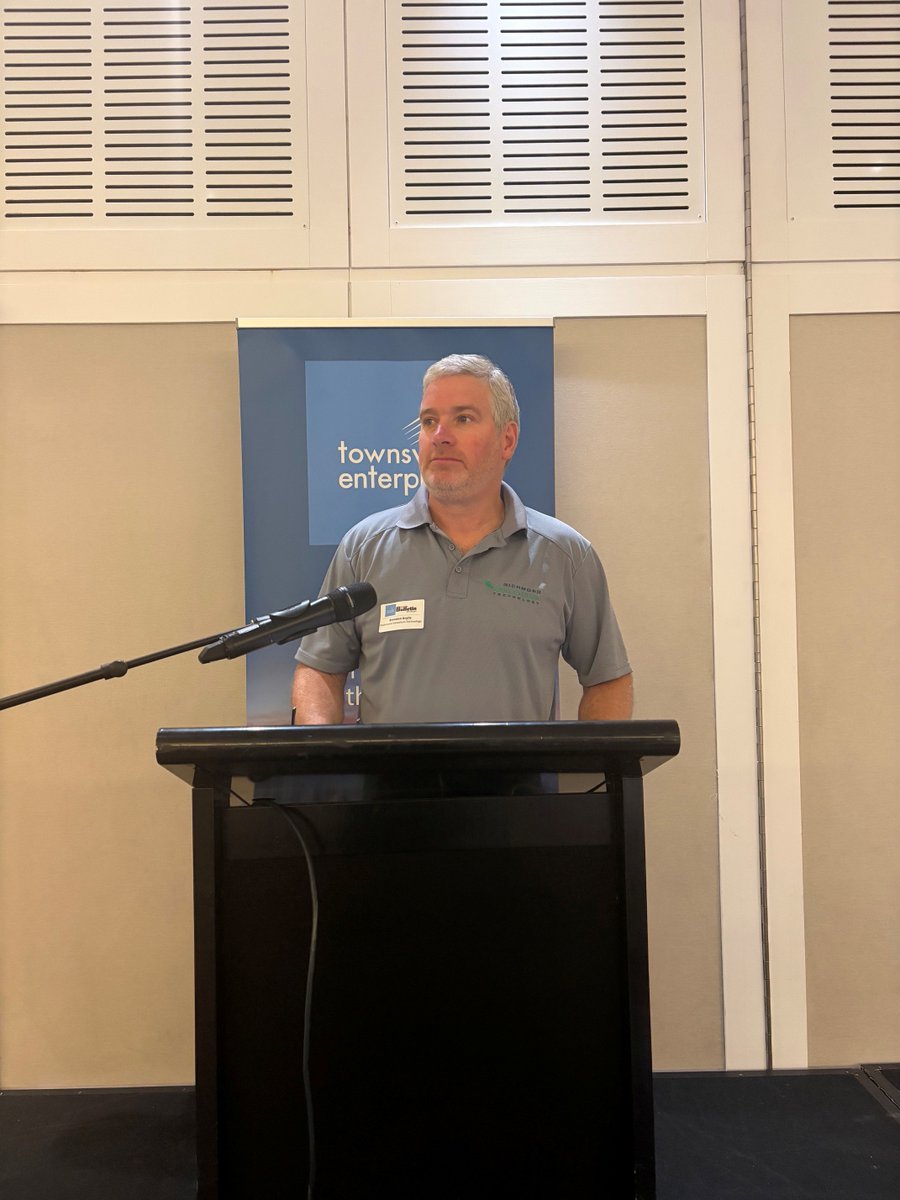 richvanadium's tweet photo. . $RVT Executive Chair Brendon Grylls took to the stage yesterday at the Townsville Enterprise Mining & Manufacturing Forum speaking about Australia’s emerging vanadium opportunity and how AI, data centres and electrification are driving the need for long-duration Battery Energy Storage Systems

There was a lot of discussion across the day around the importance of getting industry, government and research working together to help move critical minerals projects forward and build stronger regional industries in North Queensland.

The conversations reflected how quickly the focus is shifting from simply mining critical minerals to building the broader energy and industrial systems around them.

Thank you to Minister Dale Last for opening the forum, and to Townsville Enterprise for bringing together such a strong cross-section of industry and government leaders.

#Vanadium #CriticalMinerals #BESS #EnergySecurity #NorthQueensland