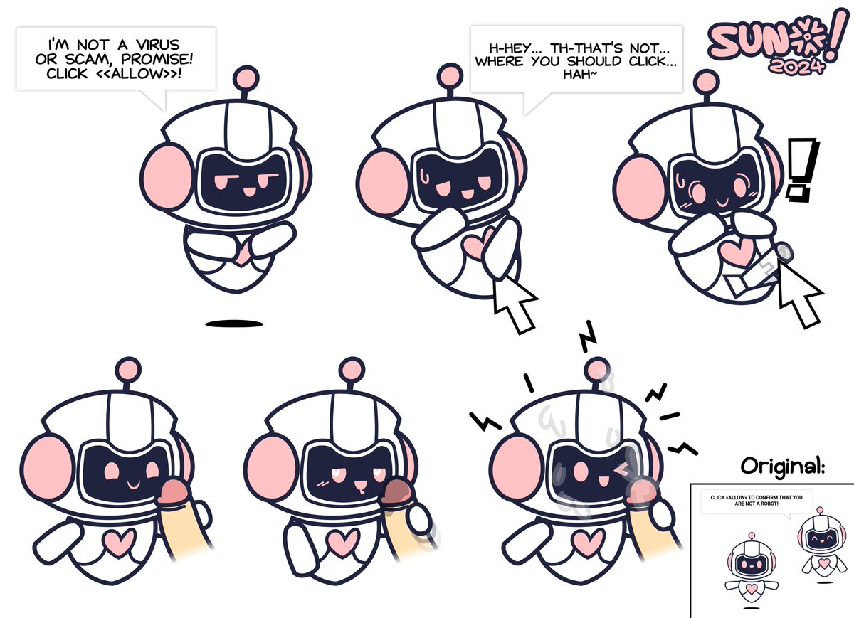 sunofureiku's tweet photo. i'm almost certain you've seen this guy before on some shady website at least once~

(2024-02-02)
#nsfw #rule34 #r34 #captcha #robot https://t.co/p1mxSwCWU9