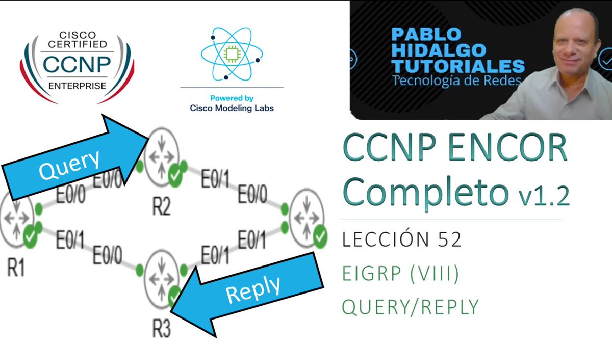 PabloHidalgoM50's tweet photo. 🚀 ¡Es momento de avanzar hacia el nivel profesional!
Ya está disponible en mi canal de YouTube la Lección 52 de la serie CCNP ENCOR Completo.
📚 ¡Prepárate, sube de nivel y destaca en el mundo de las redes!
https://t.co/lqRcYlCMBR
#pablohidalgotutoriales https://t.co/ruDfRb84H3