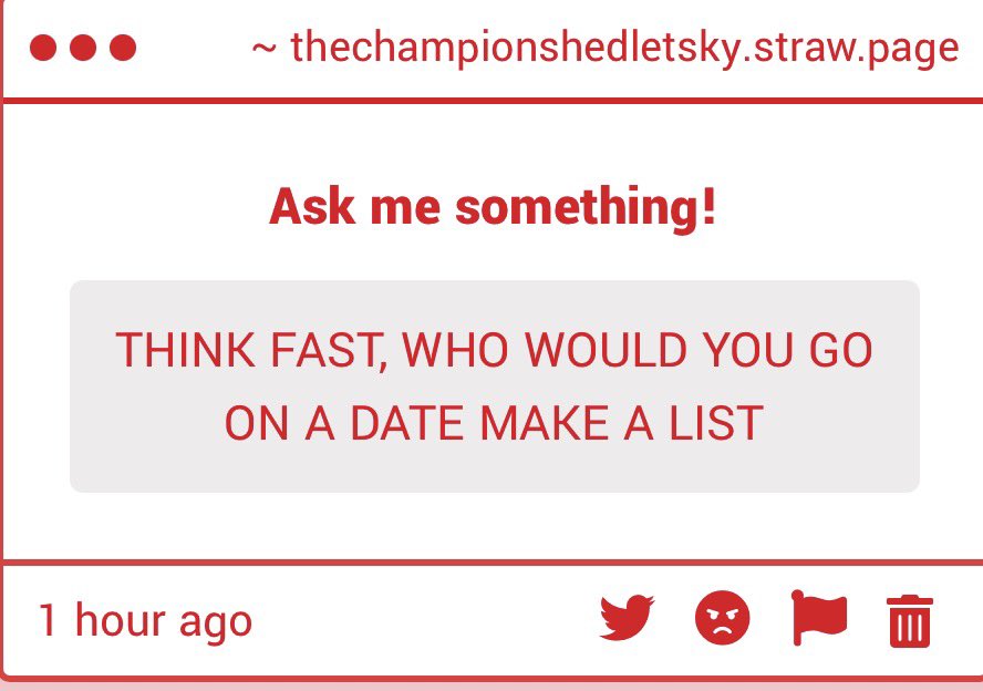 THE CHAMPION SHEDLETSKY tweet media