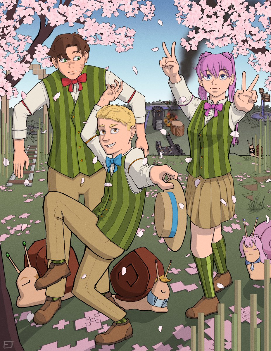 EnderJacket's tweet photo. The Bamboozlers! This took a while, but it was worth it! #solidaritygaming #goodtimeswithscar #ldshadowlady #thebamboozlers #wildlife #lifeseries https://t.co/wUMfOnrxPt