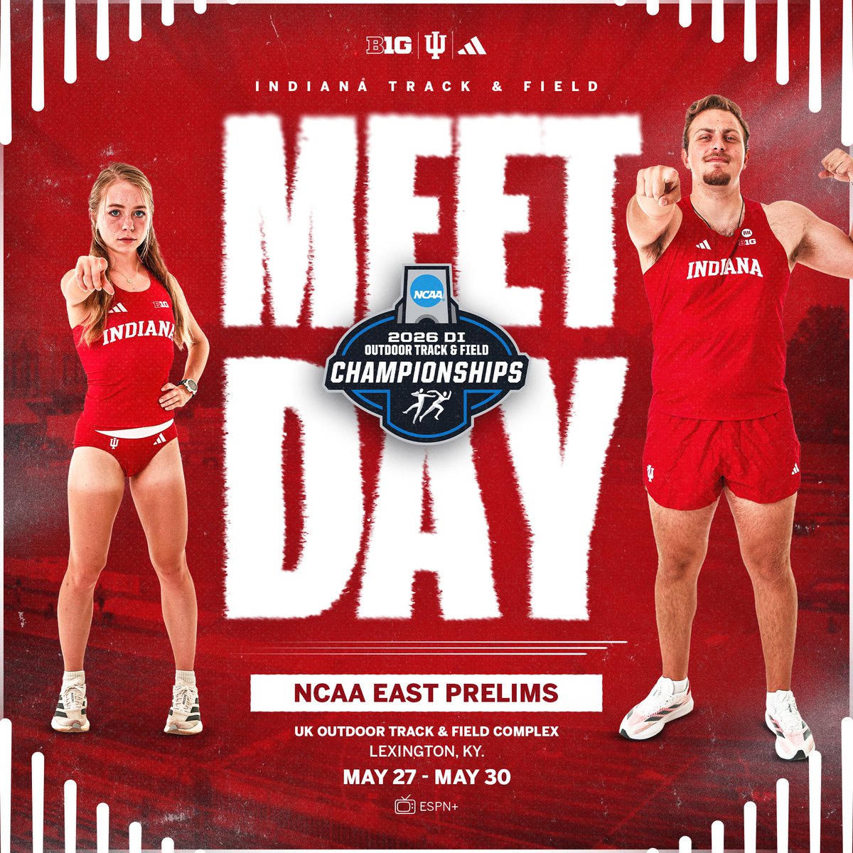 IndianaXCTF's tweet photo. Back at it. 😤

👟 NCAA East Prelims
⏰ https://t.co/EBnTQICCmP
📊 https://t.co/2Y5tRbq447
📺 ESPN+
📍 Lexington, Ky. https://t.co/wLRAjHd0UH