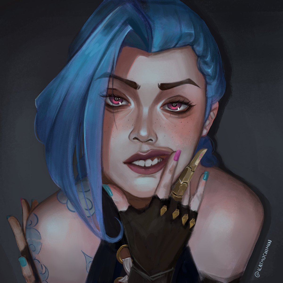 katmochimin's tweet photo. Re uploading again since the storm has passed ✨
#jinx #arcane https://t.co/thzMn9Vblo
