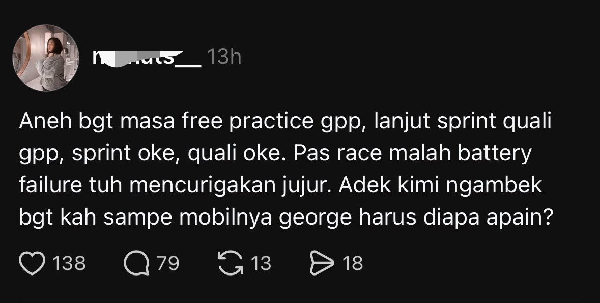AgataStarking's tweet photo. @f1speed_indo Susah min. Batu https://t.co/FGHn06hc4O