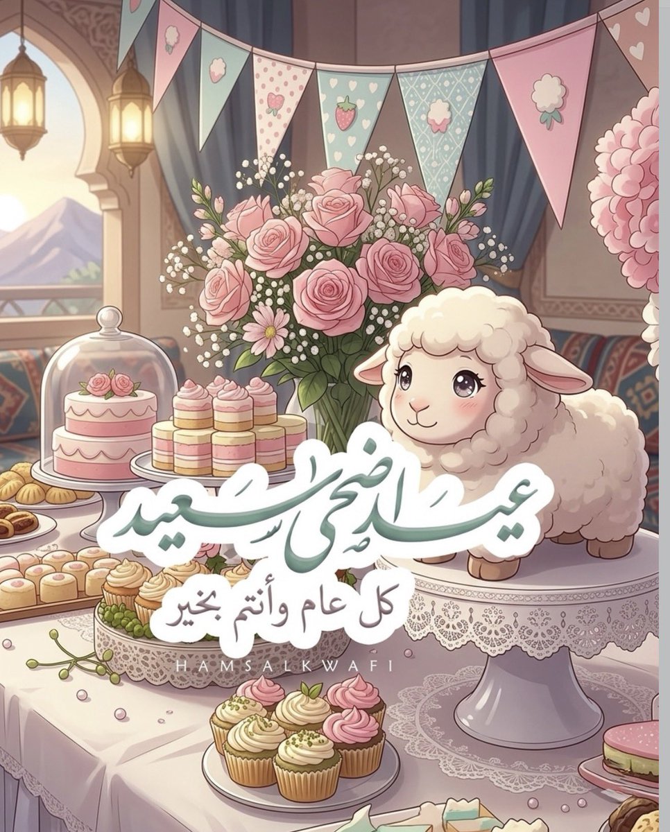 yammtaz's tweet photo. أهنئكم بحلول #عيد_الأضحى_المبارك١٤٤٧ 
أعاده الله علينا وعليكم أعواماً عديدة وأزمنة مديدة بالخير واليُمن والبركات . 
#كل_عام_وأنتم_بخير 
#متابعيني_الأعزاء 
#يخبرني_الصباح 
#صباح_الخير_والسعادة https://t.co/BXpNar36Dr
