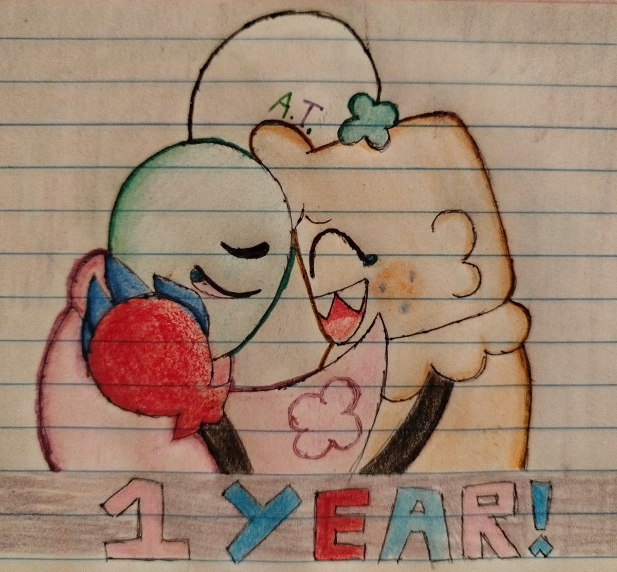 AshleyKawaiix's tweet photo. 💙❤️🩵🩷HAPPY ANNIVERSARY TO CUDDLEBUGGGG🩷🩵❤️💙
Omg I can't believe it's been a year since I ship them, they became such a comfort for me I love them so MUCH !
#cuddlebug #dandysworld #dandysworldart #dandysworldfanart #dandysworldflyte #dandysworldgoob #flyte #goob https://t.co/xjTPRwHwVW