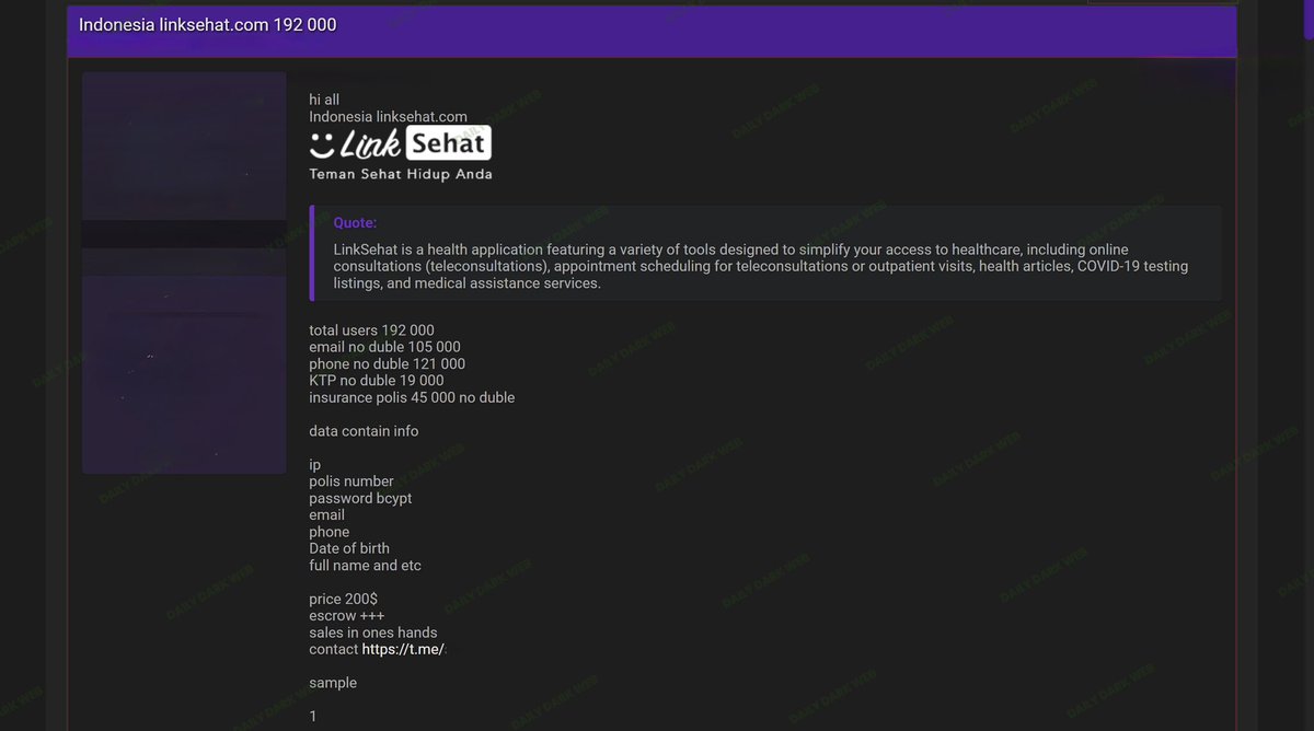 Dark Web Intelligence tweet media