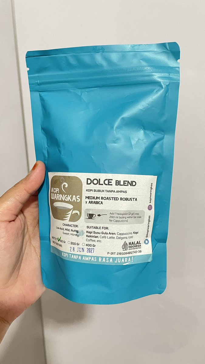 citte_'s tweet photo. Enak ini Waringkas Dolce Blend kalo dibikin latte, tinggal tambahin creamer, uht, dan sejumput garam https://t.co/7GsKfS793n