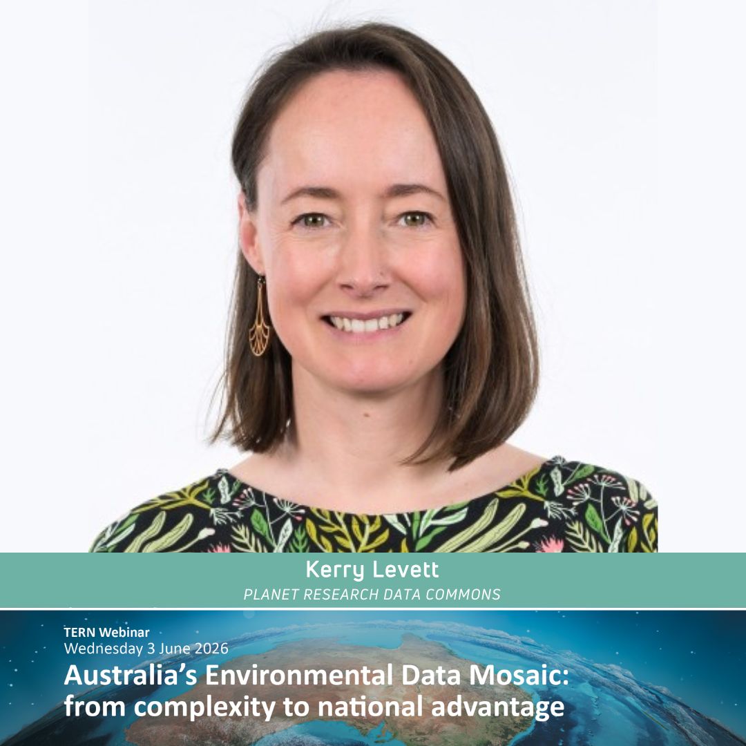 TERN_Aus's tweet photo. 🌏 We're happy to announce Kerry Levett will speak at our June #webinar! As Solution Architect at the Planet Research Data Commons, she connects users with infrastructure builders to transform #environmental research &amp; national decision-making.

Register: https://t.co/w7V6hTcOMM https://t.co/0ZwHqG1mzE