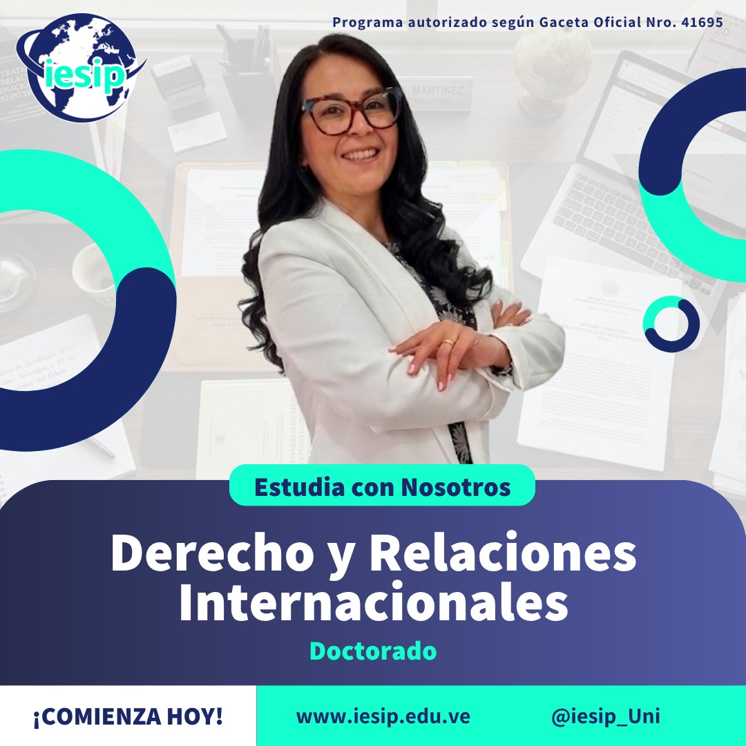iesip_uni's tweet photo. 🗺️⚖️El dinamismo global exige profesionales que entiendan cómo se entrelazan con la política exterior, la diplomacia y la economía internacional.

 Cursar el Doctorado en Derecho y Relaciones Internacionales del IESIP es el camino definitivo hacia la alta consultoría...(1/2)🧵🇻🇪 https://t.co/g7PyUy5NQI