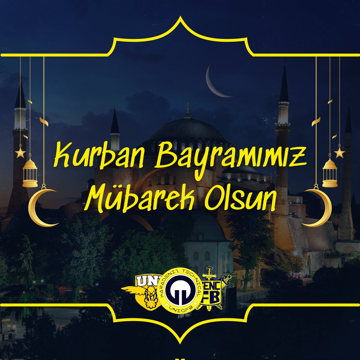KTUGFB's tweet photo. Sevdiklerinizle birlikte sağlık, huzur ve bereket dolu bir Kurban Bayram'ı geçirmeniz dileğiyle.
Kurban Bayramı'mız mübarek olsun.

#UNIGFB https://t.co/lF8QnNhZ8e