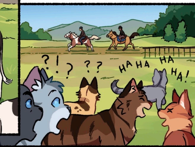 DawnMistCat's tweet photo. TNP NEW PROPHECY GRAPHIC NOVEL SPOILERS
-
-
-
Spirit and Rain appearing in a Warriors book was not on my bingo card, THANK YOU https://t.co/ruBLO19Y8H