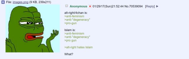 RobertELGBT's tweet photo. @bennyjohnson Someday white conservatives are going to discover that they already believe everything Islam believes https://t.co/OFZwGCzDyw