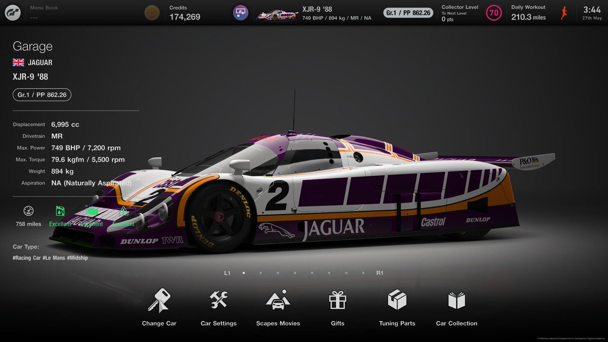 ArchieP96523999's tweet photo. @MBrundleF1 just bought this car in GT7 and then had a little read about it and then found out this is the car you won Le Mans I’m glad to have it! https://t.co/bRxgndKGe5