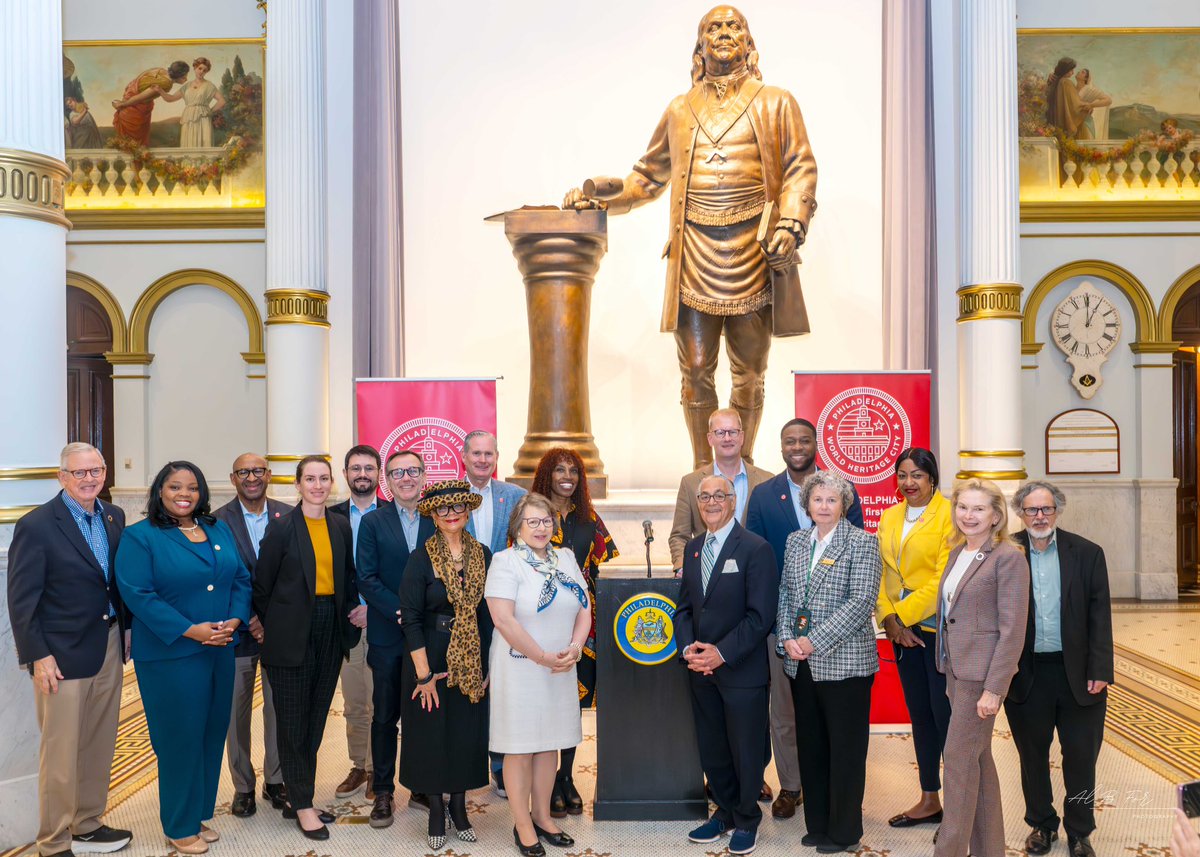 GlobalPhila's tweet photo. Join us on World Heritage Day this Thursday, as we close out the very first World Heritage Month in style. In Partnership with @PhillyCityRep, we’ll gather for a special speaking program &amp; OWCH flag raising. 

📅May 28, 2026
📍City Hall
⏰1:00-3:00PM

🎟️https://t.co/nLHXsLWVAV https://t.co/4MnDJ5Xkli