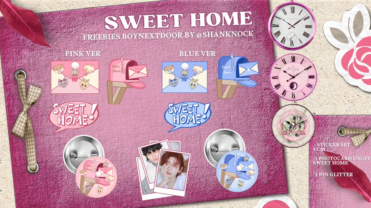 shanknock's tweet photo. ── .✦ 🏠 BOYNEXTDOOR 3rd Anniversary ⋆. 𐙚˚ 𝜗𝜚˚⋆
freebies by @shanknock 🐈‍⬛

[link 🍊 soon] dibawah 👇🏻 

🐰 how to claim? 🐰
♡ must onedoor
♡ rt &amp; like this tweet
♡ 1 person = bebas, boleh 2 ver
♡ clain on 🍊30.5 (12 WIB), 6.6 (12 WIB)
♡ kindly tag me if u get one ☝🏻 https://t.co/l3KVuzRnSY