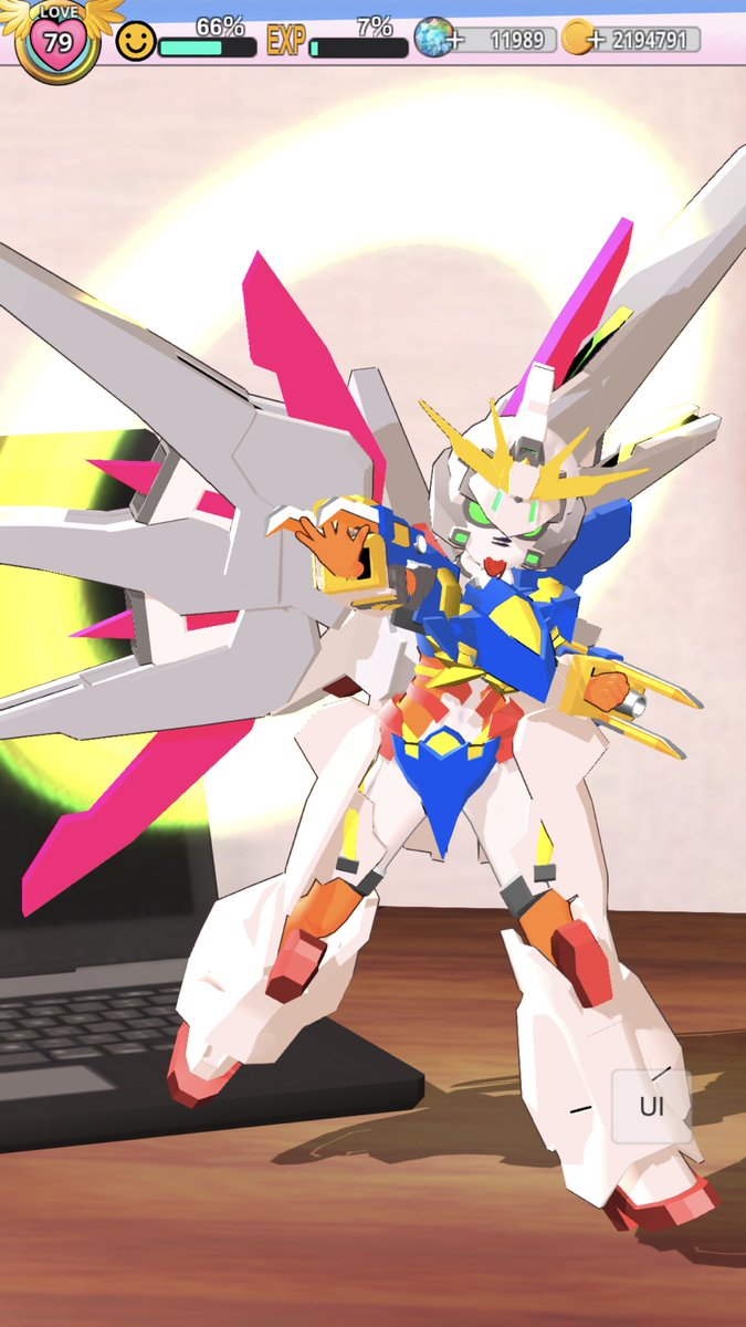 vfx01's tweet photo. 図鑑でハイパーフィールド見た時から作りたかったゴッドガンダムです。
＃エレクトリアコード https://t.co/6ieiXV5EAe
