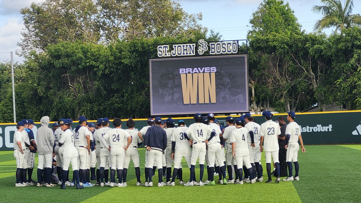 edwardtorre's tweet photo. Headed back to the SHIP! 

Iconic, incredible, and inspirational. 

Bosco Baseball wins 3-1 over Harvard-Westlake in a semifinal CIF-SS Div 1 Playoff game and is headed to the championship game for the second year in a row.

Go Braves Baseball! #BoscoBaseball

@SJBoscoBaseball https://t.co/K5cUAYN4QZ