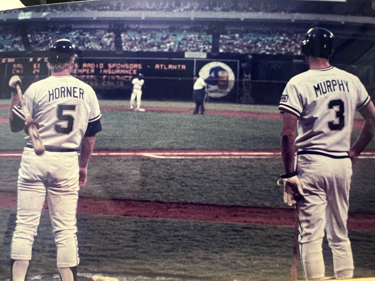 BillShanks's tweet photo. Horner and Murph - #Braves https://t.co/Ga9wOvj18T