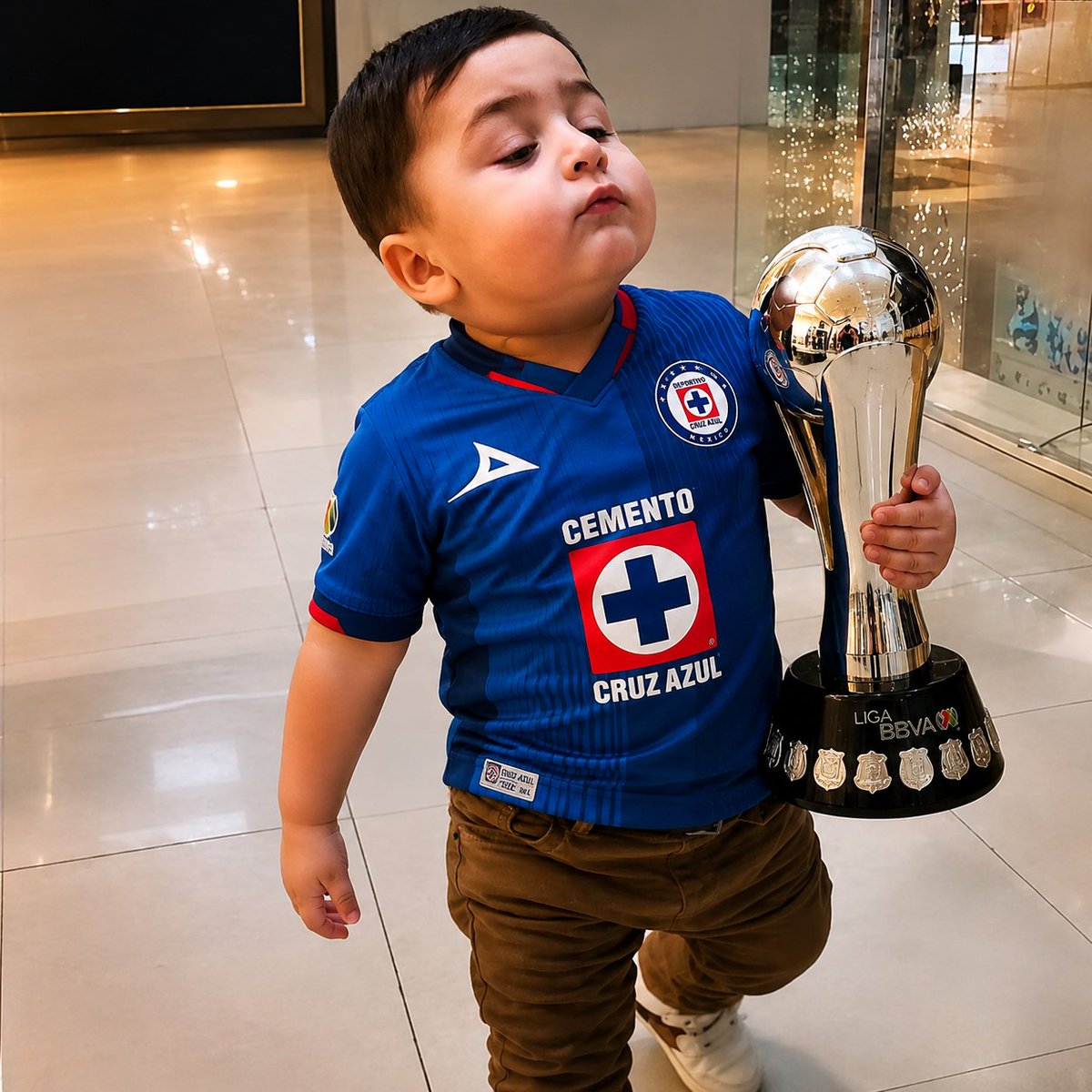 JulioCxar's tweet photo. No se acerquen al Campeón @CruzAzul https://t.co/oTpWlv5TNE