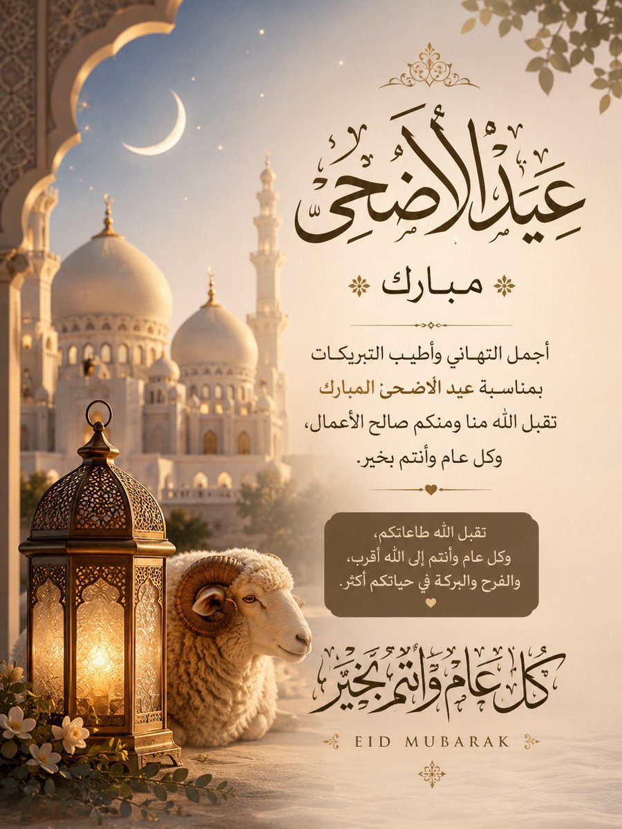 germinalgil's tweet photo. A todos mis queridos amigos musulmanes y a todos los que celebren esta fiesta, Eid Mubarak 🥰🐑🙏 https://t.co/4MYOBBO3AF