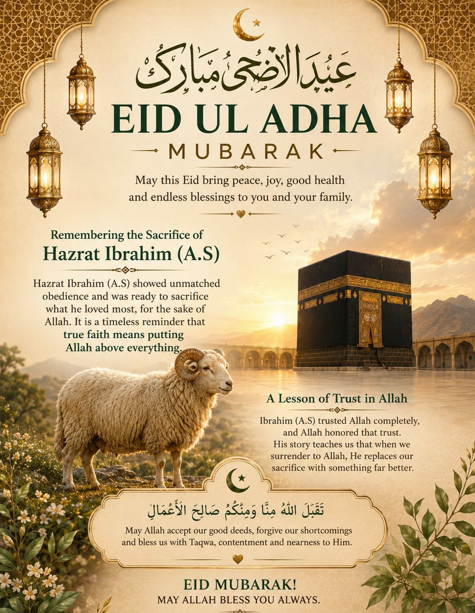 Chameen142's tweet photo. Eid Mubarak to All Muslim Families https://t.co/yJjSwyWw5L