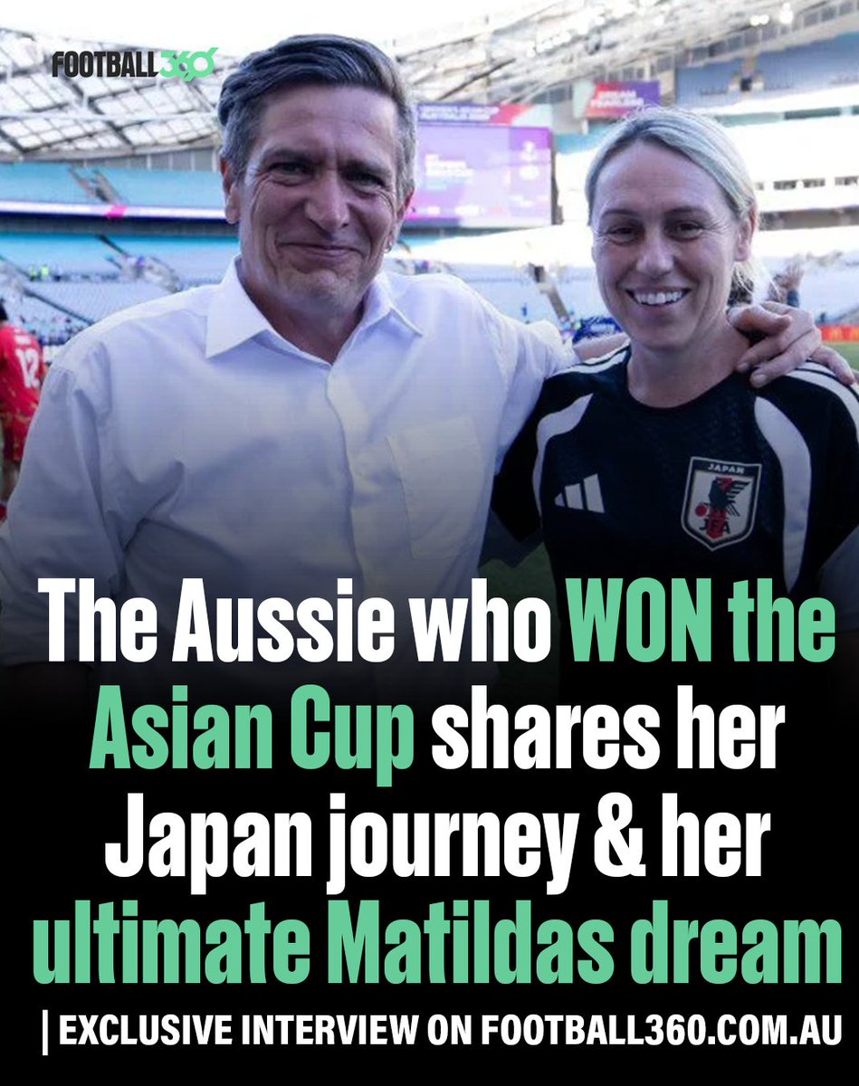 football360au's tweet photo. In a stadium packed with disappointed Aussies, there was one triumphant at the Asian Cup final in March.

Leah Blayney has left Japan now and has her sights set on her next chapter.

Feature: https://t.co/WeHpHoCtDa https://t.co/sUP4LqLCn6
