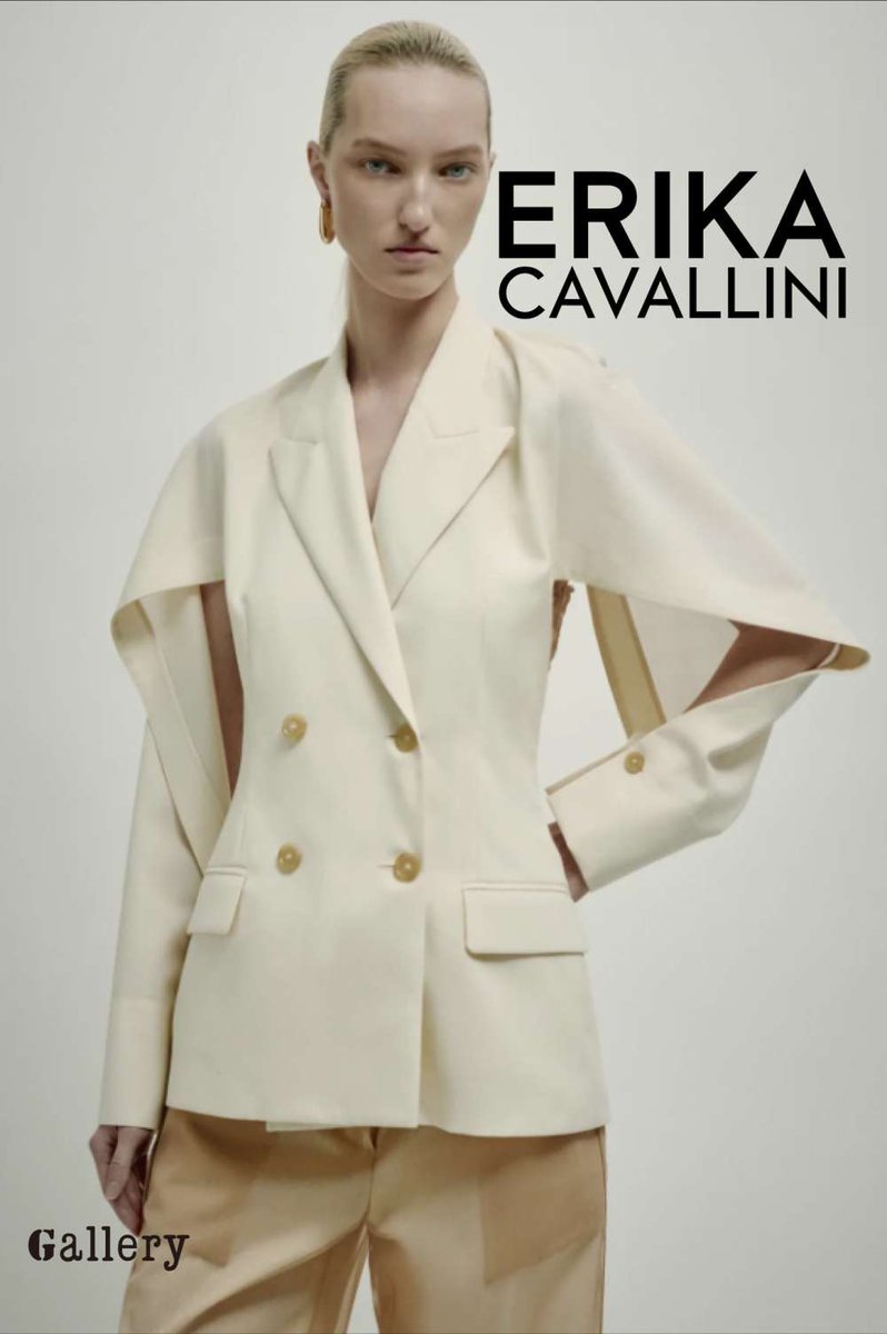 ERIKA CAVALLINI カットアウトジャケット入荷🆕 カッティングが背中