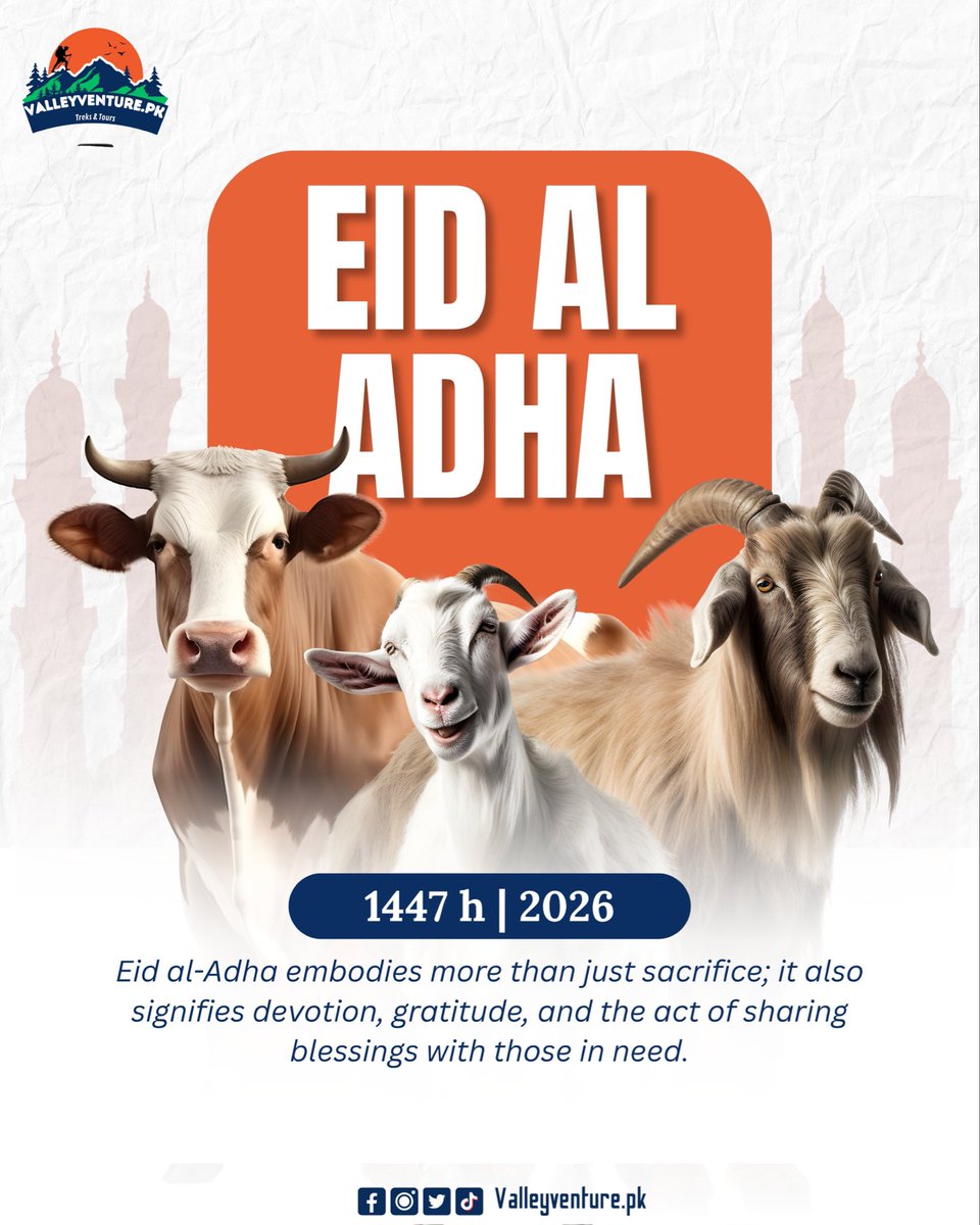 ValleyVenturePk's tweet photo. On this day of sacrifice, may we remember the importance of devotion and selflessness. Wishing you a blessed Eid al-Adha.

#عيد_الأضحى_المبارك https://t.co/uQyFYFT75e