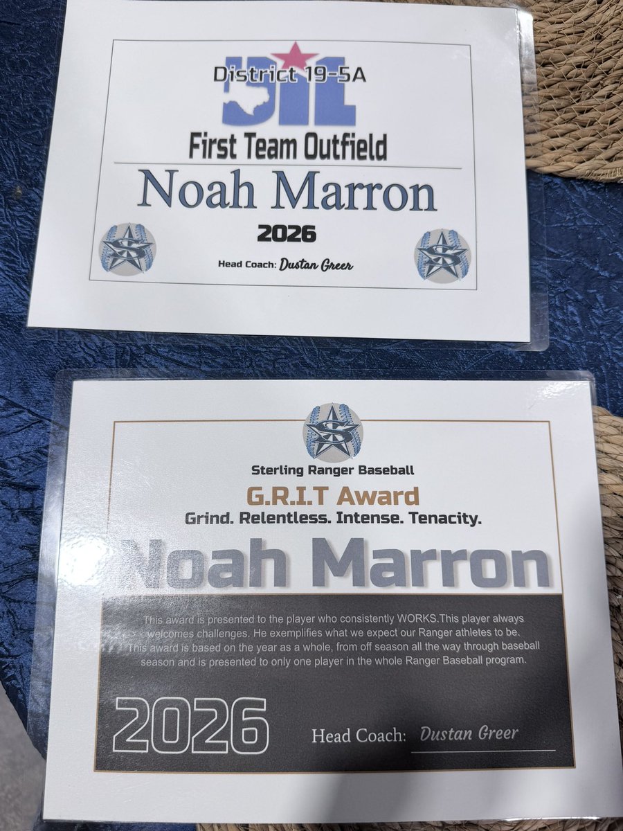 noah_marron07's tweet photo. Honored to earn First Team All-District for the second year in a row. Thankful for my coaches, teammates, and family for all the support.  @RSS_Baseball @JustinEclavea @JoshuaClark316 @c_van28 @HoustonJackets @bryan_sturges https://t.co/4EUobSP8Rj