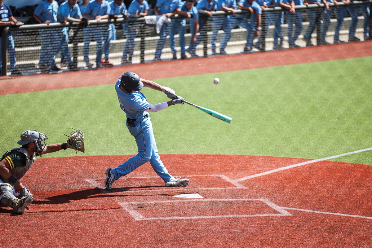 ICTritons's tweet photo. Drama in Enid! Fighting off elimination, @ICCCBaseball  advances with a 5-4 victory over Frederick on a walk-off winner! The Tritons face #3-seed Madison at 3:00 PM on Wednesday (5/27) for a spot in the final four! 🔱⚾️ Images at https://t.co/3ZyF1kepue #TritonNation #RTR https://t.co/tJyrOWOdDo