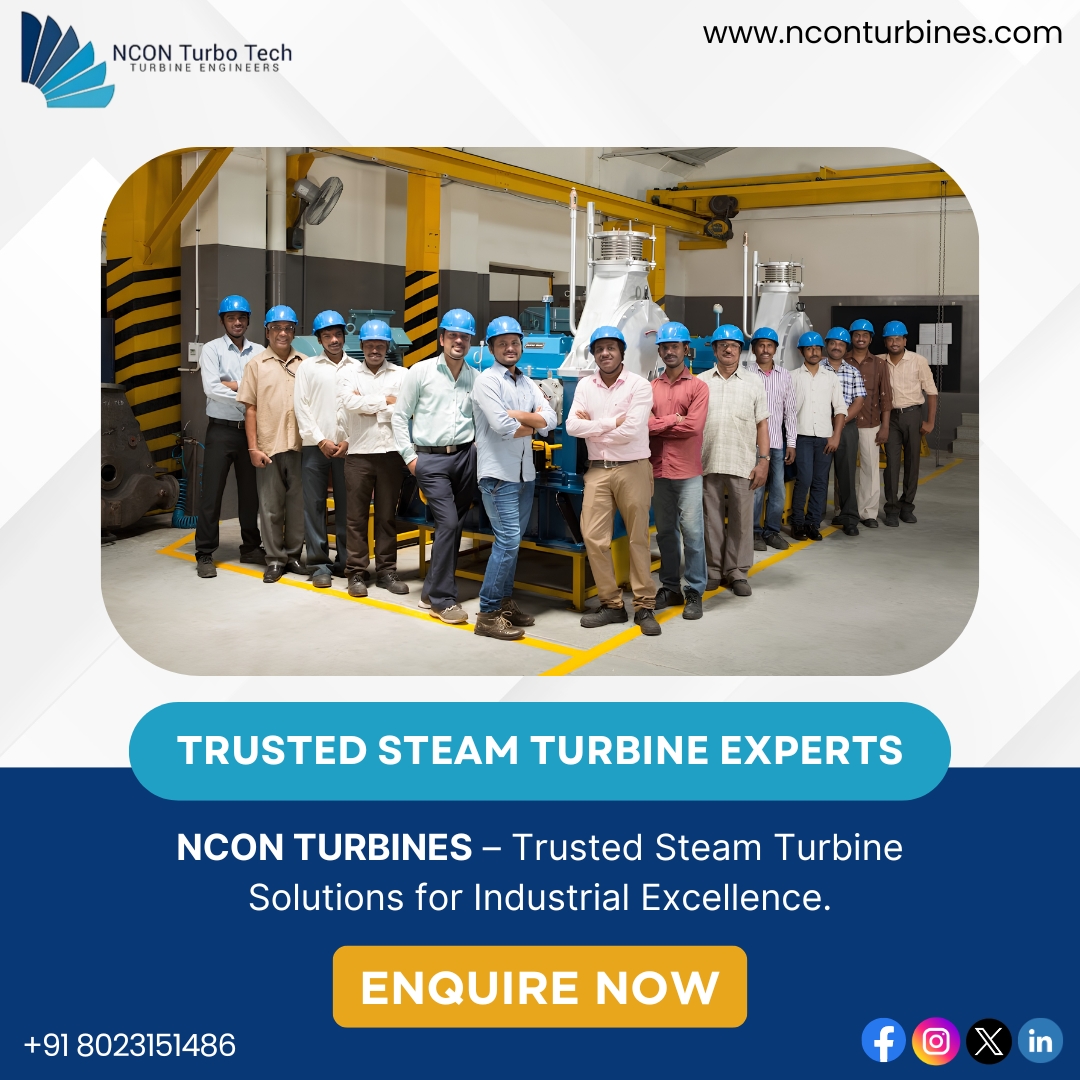 NCON1987's tweet photo. NCON Turbines delivers reliable steam turbine solutions engineered for maximum efficiency and long-term durability.

☎️ Call us: +91 80231 51486

🌐 Visit us: https://t.co/GsOWF2xGqR

#SteamTurbine #EnergyEfficiency #IndustrialExcellence #MakeInIndia  #NCONTurbines #Bangalore https://t.co/RXekvORCBX