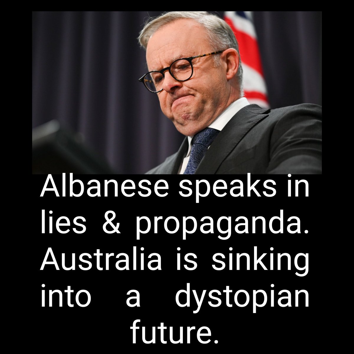 freedom4UU's tweet photo. Your racist rehetric drivel peddling has caused a massive rift in social cohesion. 

Playing the race politics card is divisive and Unpatriotic UNAUSTRALIAN & anti-Australian.

In fact you are the reason the voter landscape has changed.

Your brand of far left socialism is a foul stench on all Australians.

Albanese the great UNAUSTRALIAN LIAR.