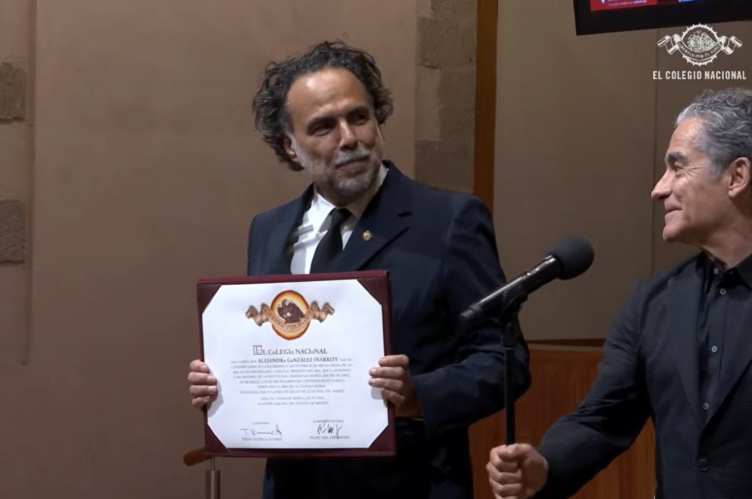 ColegioNal_mx's tweet photo. #Enlínea | Alejandro González Iñárritu es el nuevo integrante de El Colegio Nacional. ¡Bienvenido!

#LibertadPorElSaber https://t.co/KbIRNNmkah