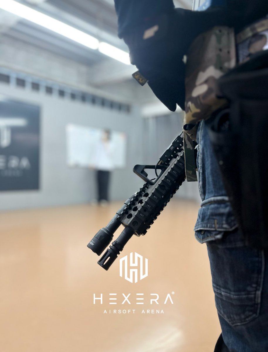 Choi_Hexera's tweet photo. HEXERA AIRSOFT ARENA
@HexeraAirsoft

DAY GAME 10:00〜16:00
NIGHT GAME 17:45〜22:00

#HEXERA #ヘクセラ #AIRSOFT  #サバゲー #サバゲー名古屋 https://t.co/XFCHx4MZr1