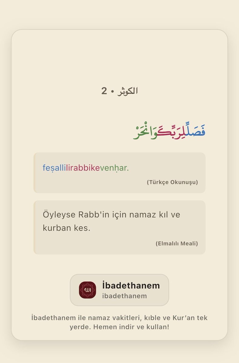 ibadethanemapp's tweet photo. İyi bayramlar dileriz✨ https://t.co/QZwAGaP3ws