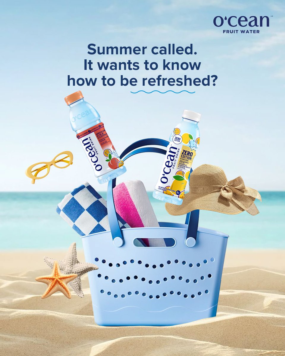 OceanBeverages's tweet photo. Summer feels extra refreshing because of something.
Guess it right and stand a chance to win the ultimate summer drink.

#Liferefrehsed #GuessWho #OceanFruitWater https://t.co/fuMawY7kYE