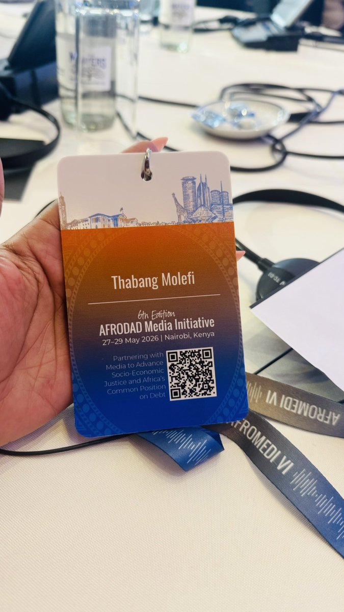 ThabangMolefi7's tweet photo. My goal is to learn from others, exchange ideas, and bring back practical insights. I want to deepen my understanding of how media can advance socio-economic justice and strengthen Africa’s voice on debt and economic policy. Invitation appreciated🫡
#AFROMEDIVI 
#AfricaRuleMaker https://t.co/3Vaca7bW0J