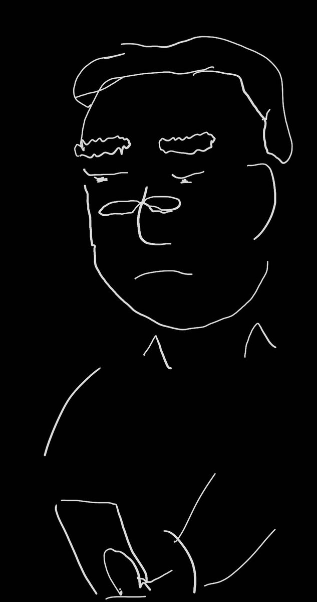 gorfeht's tweet photo. some drawings of people at lax airport and the guy at the sento front desk in osaka https://t.co/VW7DPqVVj4