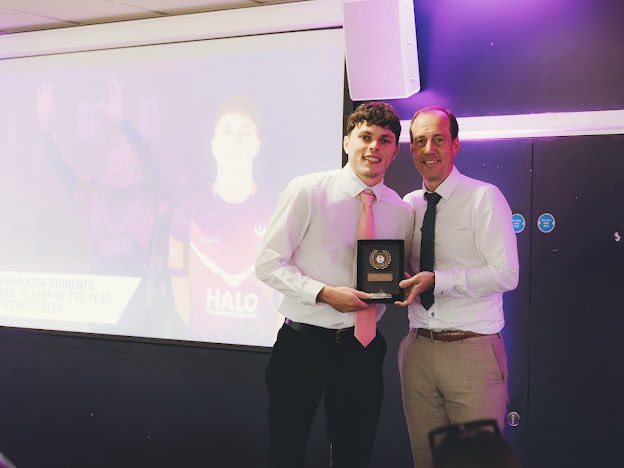 LboroStudentsFC's tweet photo. Our Scholars award winners are…

Supporters player - Max Prickett-Reed 💜
VP player of the season - Nat Salsby ⭐️
Golden Boot - Ashden Shortland 💛
Players player - Alex Spiteri 🙌
Coaches player - Max Prickett-Reed ⚡️ https://t.co/5QkQSCb4zj