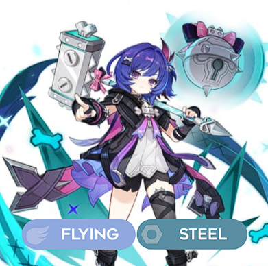 shield_strength's tweet photo. Giving every Genshin Character Pokemon types!
Day 117
Prune - Flying/Steel
Ability: Huge Power - Doubles the Attack stat. https://t.co/zvWqvYzrj0