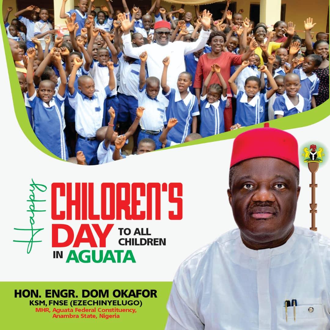 DomOkaforFNSE's tweet photo. Today we commemorate Children’s Day 2026. I join Nigerians and the global community in celebrating our children, the pride of our present and promise of our future. May this day remind us to nurture, protect, educate, and empower every child. https://t.co/ev7x4ATg4U