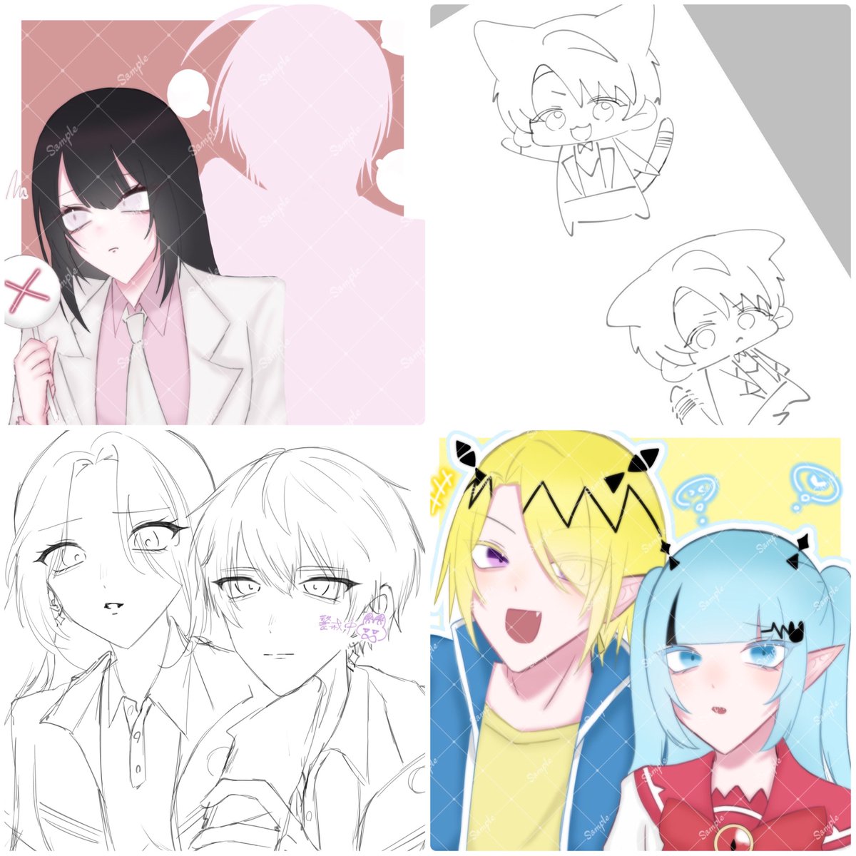 msii159's tweet photo. 『 描き合い募集 』

譲 イラスト類(全身.横顔不可)

求 夢絵 コテ単体 コテ同
ハンドメイド等…

全反応巡回します🏃‍♂️￤1枚目に詳しい内容あり
 #描き合い募集  #夢絵描き合い  #作品交換

通常←→簡易 https://t.co/6RsijN18CU