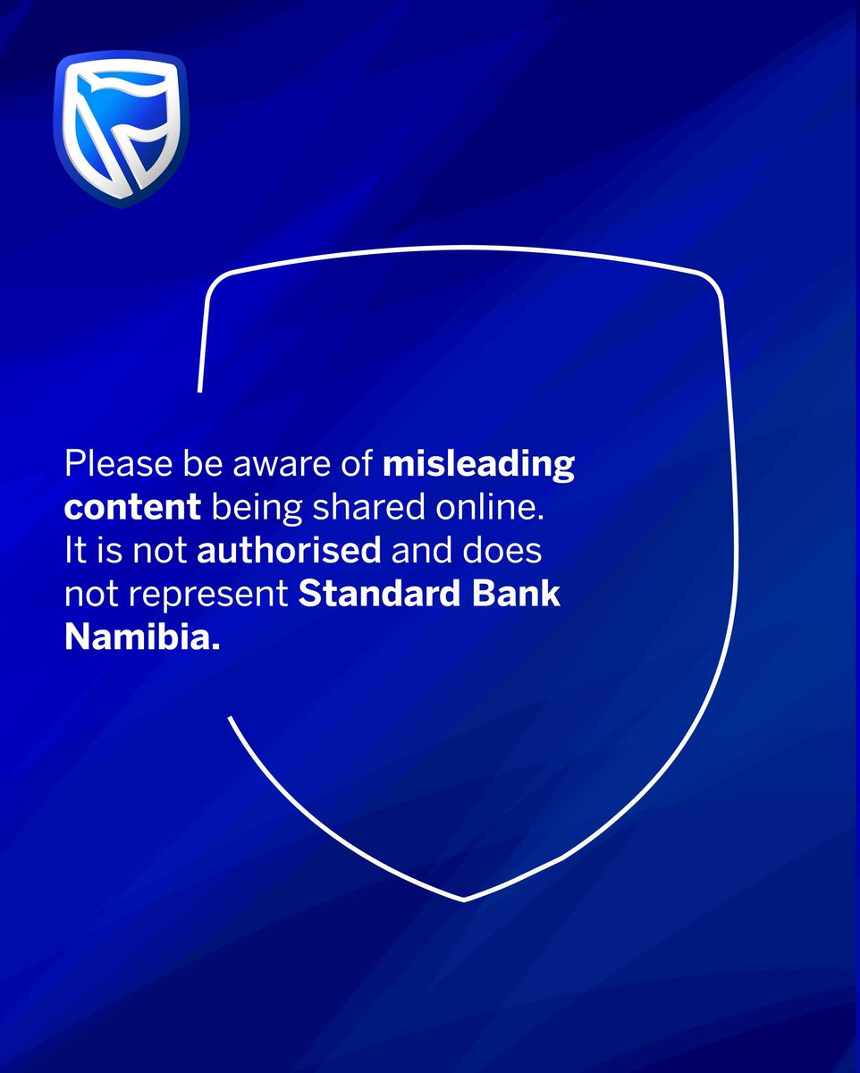 SB_Namibia's tweet photo. FRAUD ALERT

AI-generated videos and fake content can be misleading.

✔ Verify information through official channels
✔ Avoid suspicious links or messages
✔ Report suspicious content

Visit https://t.co/sTyHTFiooQ or call 92860. https://t.co/USyrOKqyA4