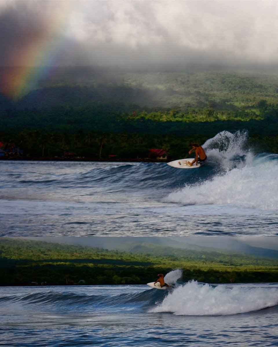 RepPlusUK's tweet photo. Rainbow skies, firing waves, and mint conditions rolling through. Samoa is one of the Pacific’s most underrated surf destinations, with so many top breaks across the islands. That means new lineups to explore each day and fewer crowds in the water.

#BeautifulSamoa #RepPlusClient https://t.co/gsQgKelGwl