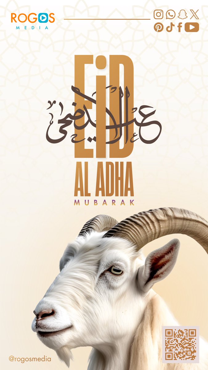 RogosMedia's tweet photo. Happy Eid Al-Adha 🐐♑️
#EidAladha https://t.co/FaQHXYMKhf